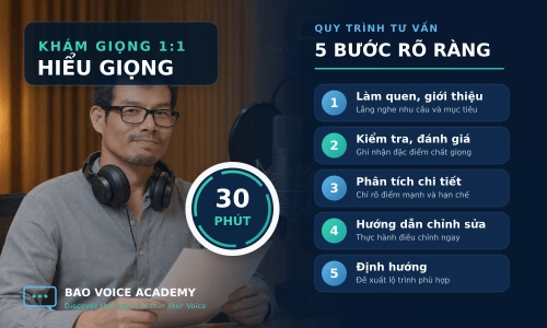 Khám Giọng 1:1 – Hiểu Giọng, Định Hướng Đúng